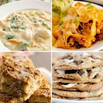 Most Popular Recipes cornerstone post featured image collage.