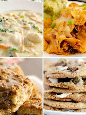 Most Popular Recipes cornerstone post featured image collage.