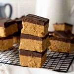 No Bake Peanut Butter Bars featured image.