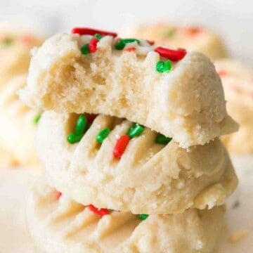 Whipped Shortbread Cookies featured image.