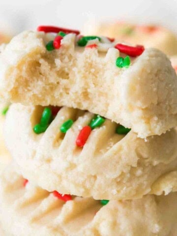 Whipped Shortbread Cookies featured image.