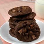 Double Chocolate Chunk Cookies featured image.