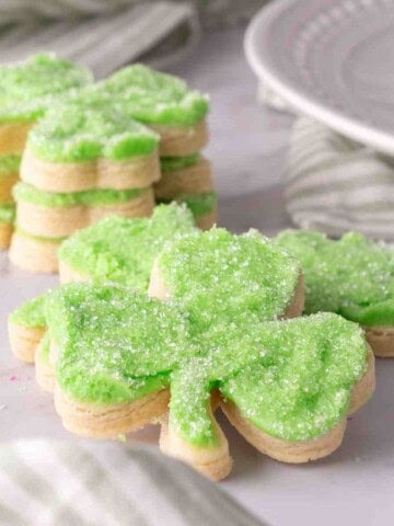 Soft Frosted Cut Out Sugar Cookies featured image.