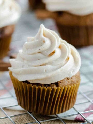Gingerbread Cupcakes featured image.