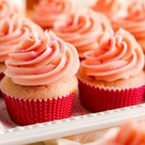 Pink Champagne Cupcakes featured image.