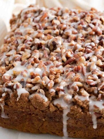 Pumpkin Streusel Coffee Cake.