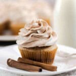 Vanilla Cinnamon Swirl Cupcakes featured image.