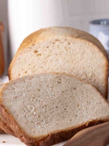 White Bread Machine Recipe featured image.