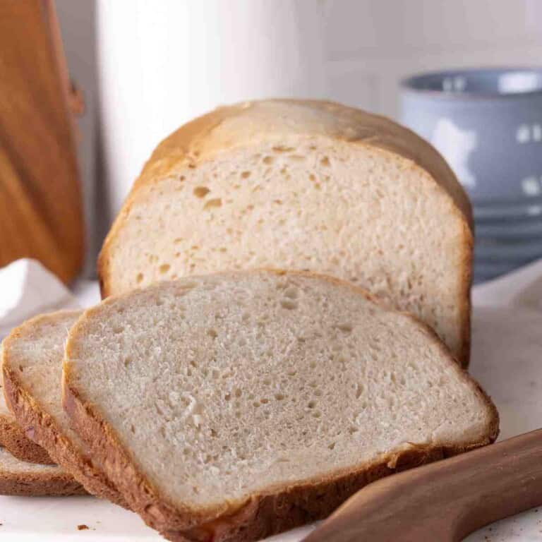 White Bread Machine Recipe featured image.