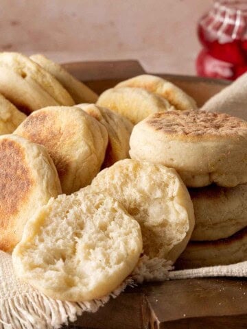 Sourdough Discard English Muffins featured image.
